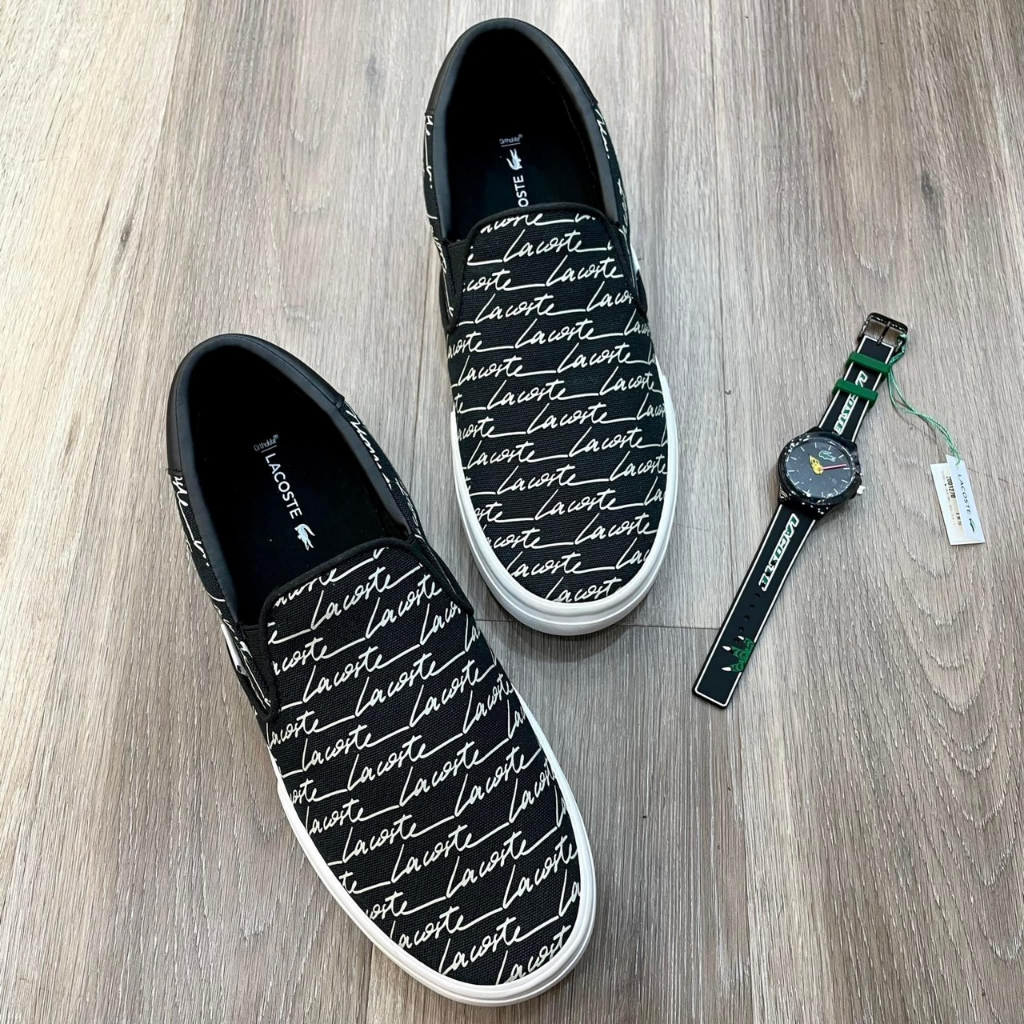 Giầy Lacos.te Jump Serve Slip on Duy Nhất chỉ có 1 đôi size siêu đẹp 44