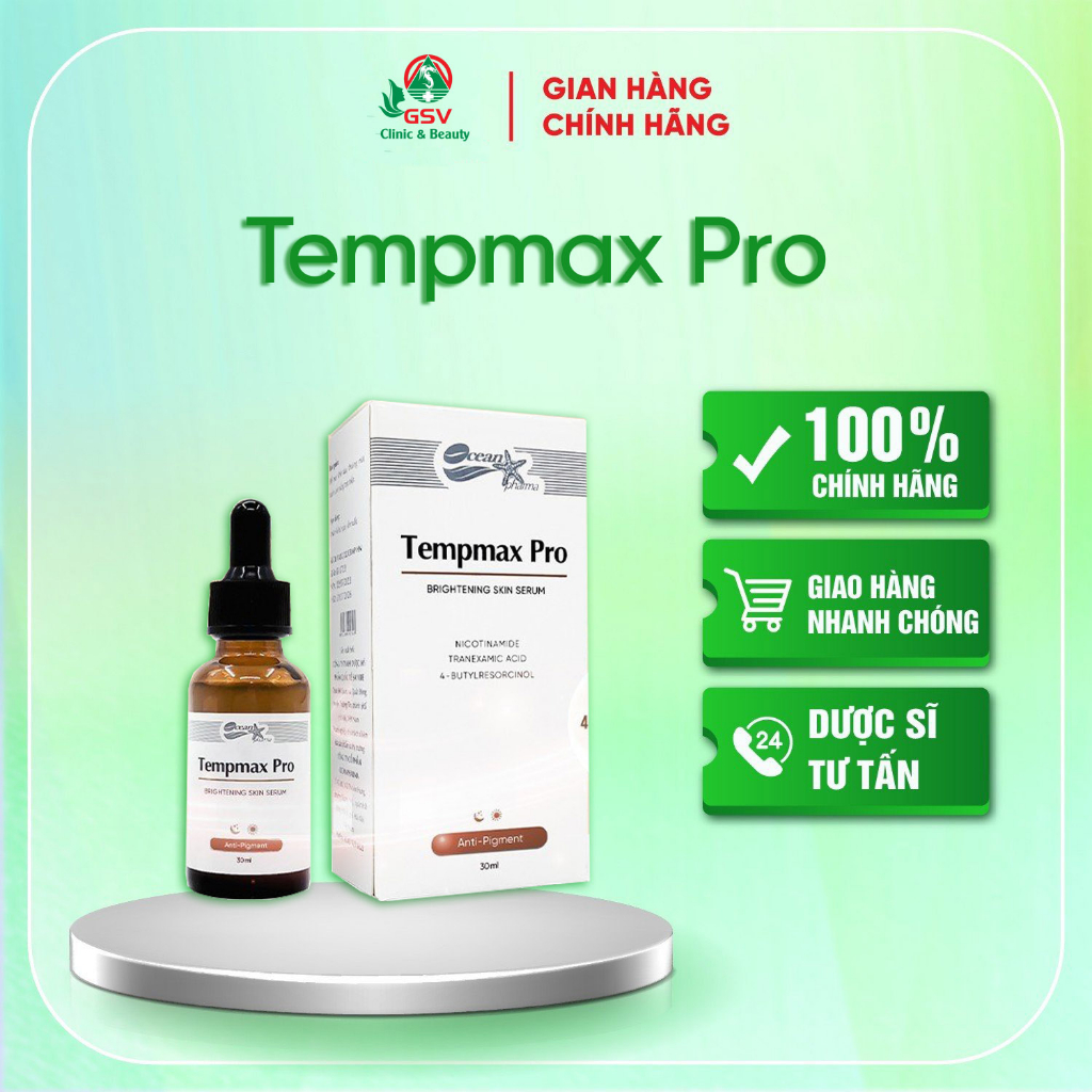 Tempmax Pro - Dưỡng ẩm, làm sáng và giúp da mịn màng tươi trẻ