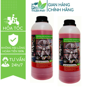 Dung dịch tẩy lazang ô tô tẩy rỉ sét Topco tẩy vành xe ô tô 1 lít Thuận Phát