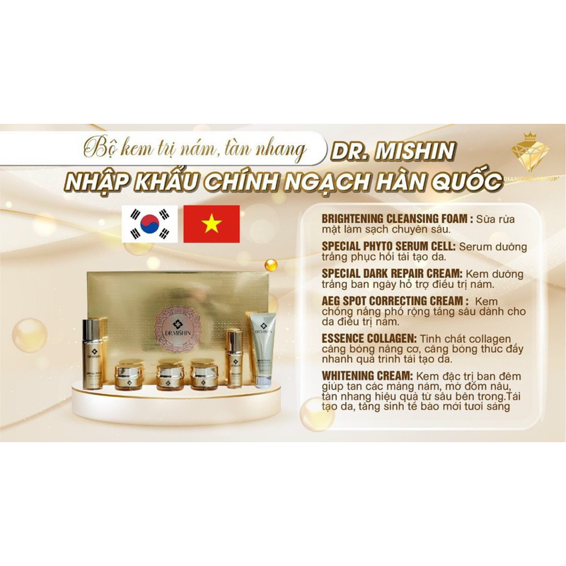 BỘ MỸ PHẨM DR.MISHIN HÀN QUỐC ( CHÍNH HÃNG)