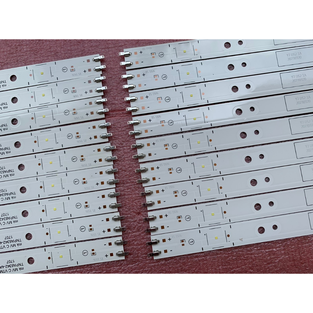 LED TIVI Panasonic 43EX600V 43EX605V TH-43EX680H MỚI 100% BỘ 9 THANH 2 BÓNG + 9 THANH 3 BÓNG MỖI BÓNG 3V