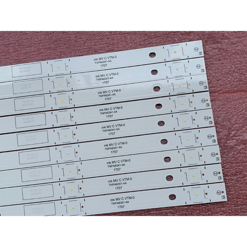 LED TIVI Panasonic 43EX600V 43EX605V TH-43EX680H MỚI 100% BỘ 9 THANH 2 BÓNG + 9 THANH 3 BÓNG MỖI BÓNG 3V