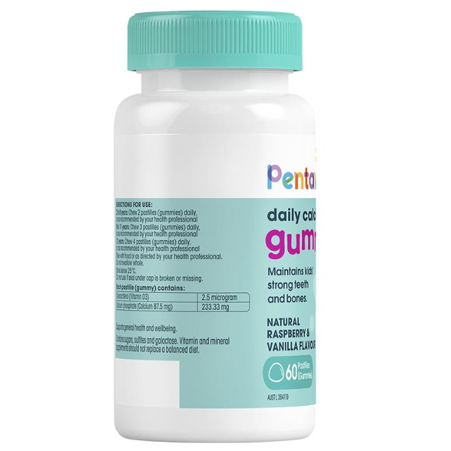 Kẹo Pentavite Gummies Calcium + D3