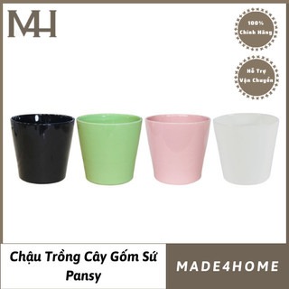 Chậu trồng cây gốm Pansy - Made4home