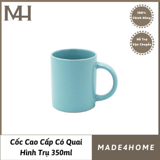 Ly sứ cao cấp trơn có quai Made4Home size 350ml