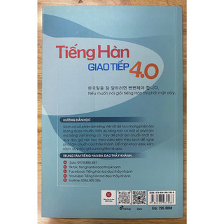 Sách - Tiếng Hàn Giao Tiếp 4.0 - Phần II