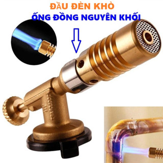 KHÒ GAS MINI TỰ ĐỘNG CAO CẤP, Đầu khò gas mini nhật cao cấp đồng nguyên khối có vòng chỉnh oxy nhiệt độ đến 1350°C
