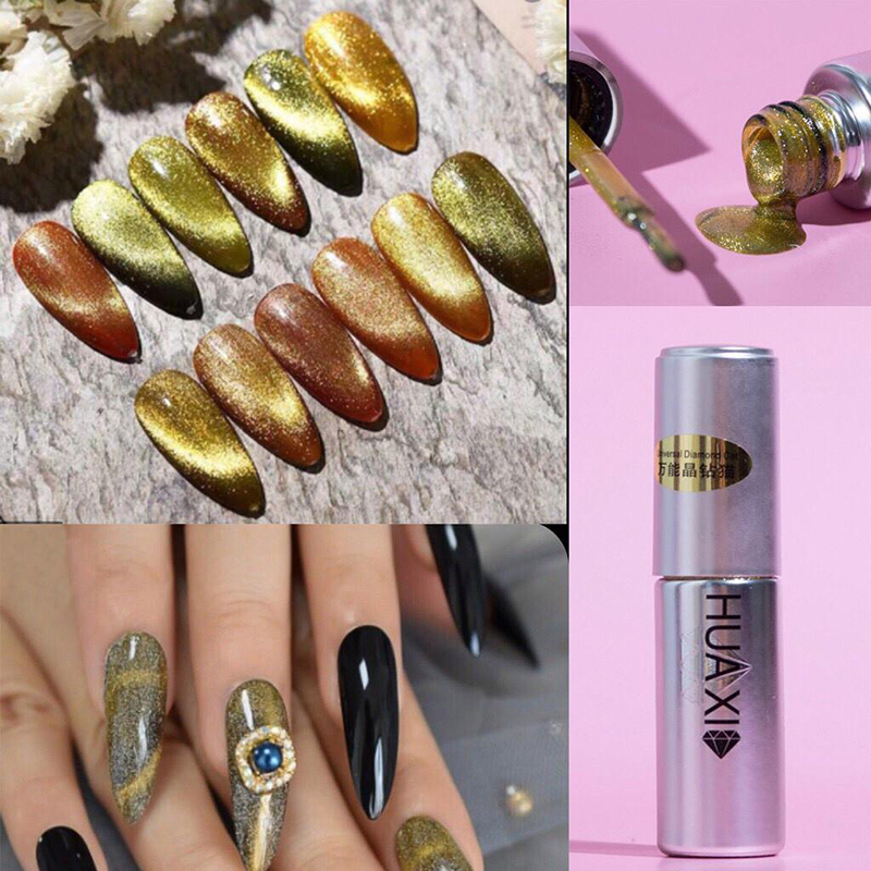 Sơn mắt mèo Vàng Bạc Huaxi siêu xinh