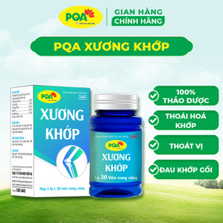 PQA Xương Khớp Lọ 30 Viên Dùng Cho Người Bị Đau Nhức Xương Khớp, Thoái Hóa Khớp, V'iêm Khớp, Tê Bì Chân Tay