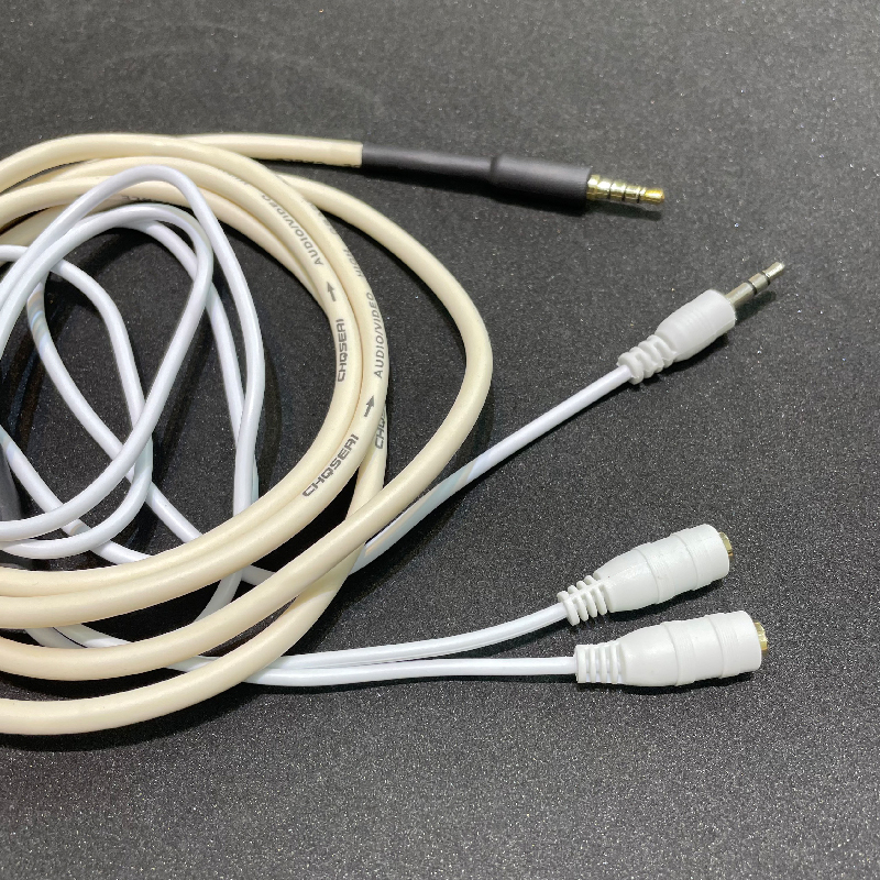 Dây livestream tự chế 3.5mm ra 2 đầu tai nghe chuyên dụng cho micro C11 song ca