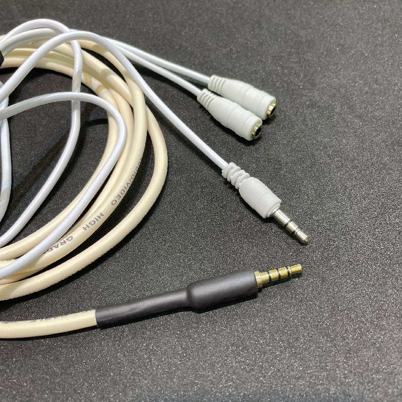 Dây livestream tự chế 3.5mm ra 2 đầu tai nghe chuyên dụng cho micro C11 song ca