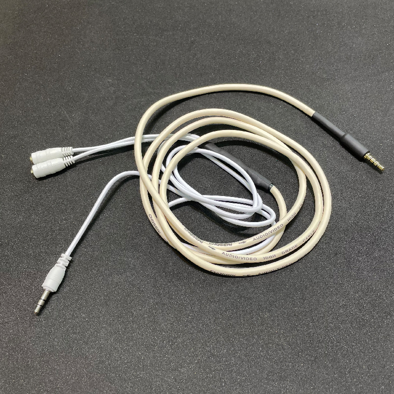 Dây livestream tự chế 3.5mm ra 2 đầu tai nghe chuyên dụng cho micro C11 song ca