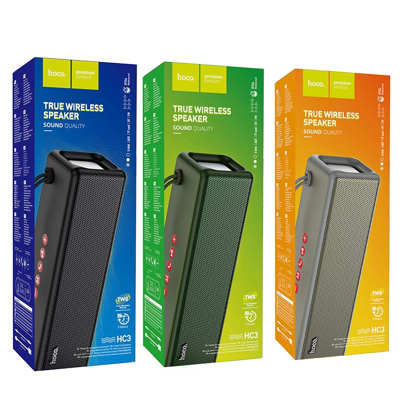 Loa Bluetooth Hoco HC3 Siêu Đẹp có Dây Treo Tháo Ra Khi Không Dùng Đến Nghe Nhạc Lâu 5 Giờ