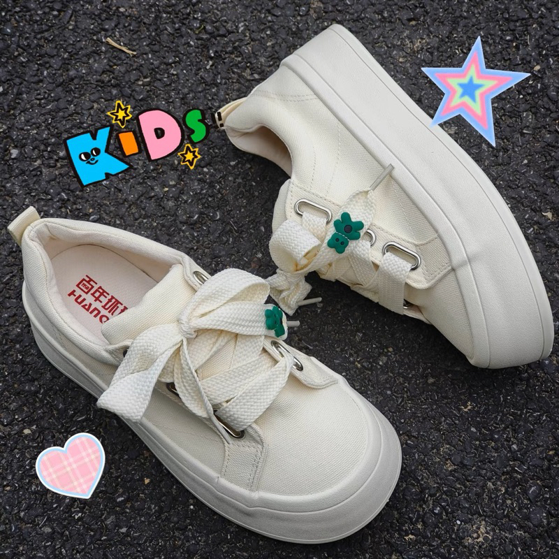 Giày thể thao độn đế HUANQIU cao cấp chính hãng, giày bánh mì nâng chiều cao cho nữ cao 3.5cm