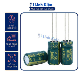 Tụ hóa 35v 100uf 6x12mm tần số cao chất lượng tốt.