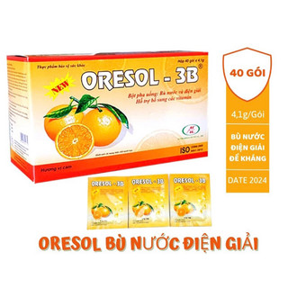 ORESOL - 3B bù nước và điện giải hộp 40 gói