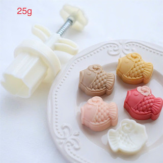 Khuôn trung thu Con cá 25g 1 mặt