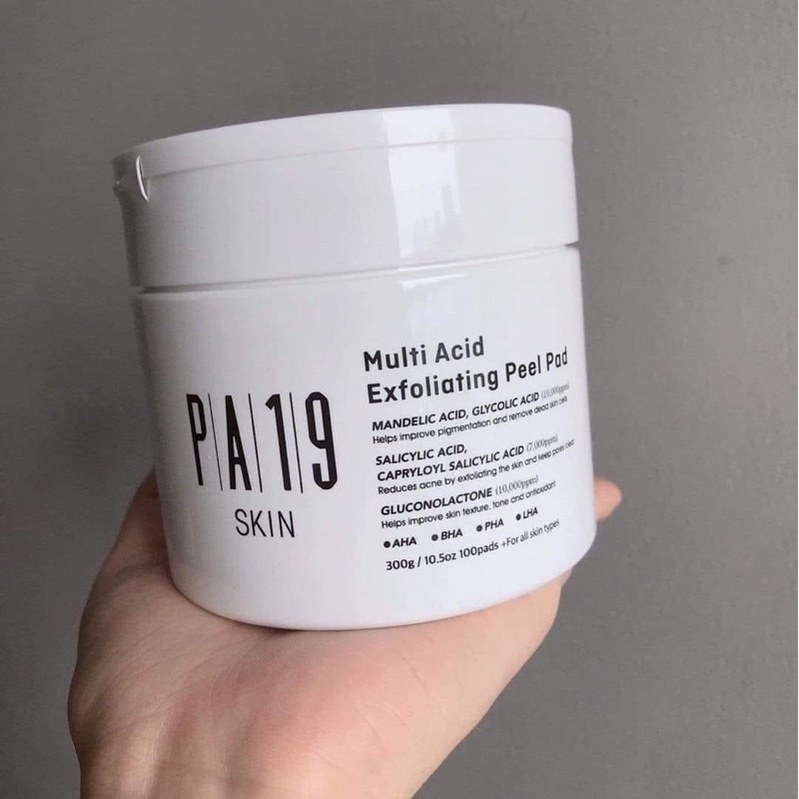 Tẩy da chế hoá học Pad19