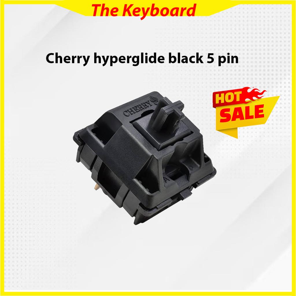 Cherry hyperglide  black 5 pin. Cherry hyperglide brown. Công tắc bàn phím cơ cherry. Cherry black hyperglide.