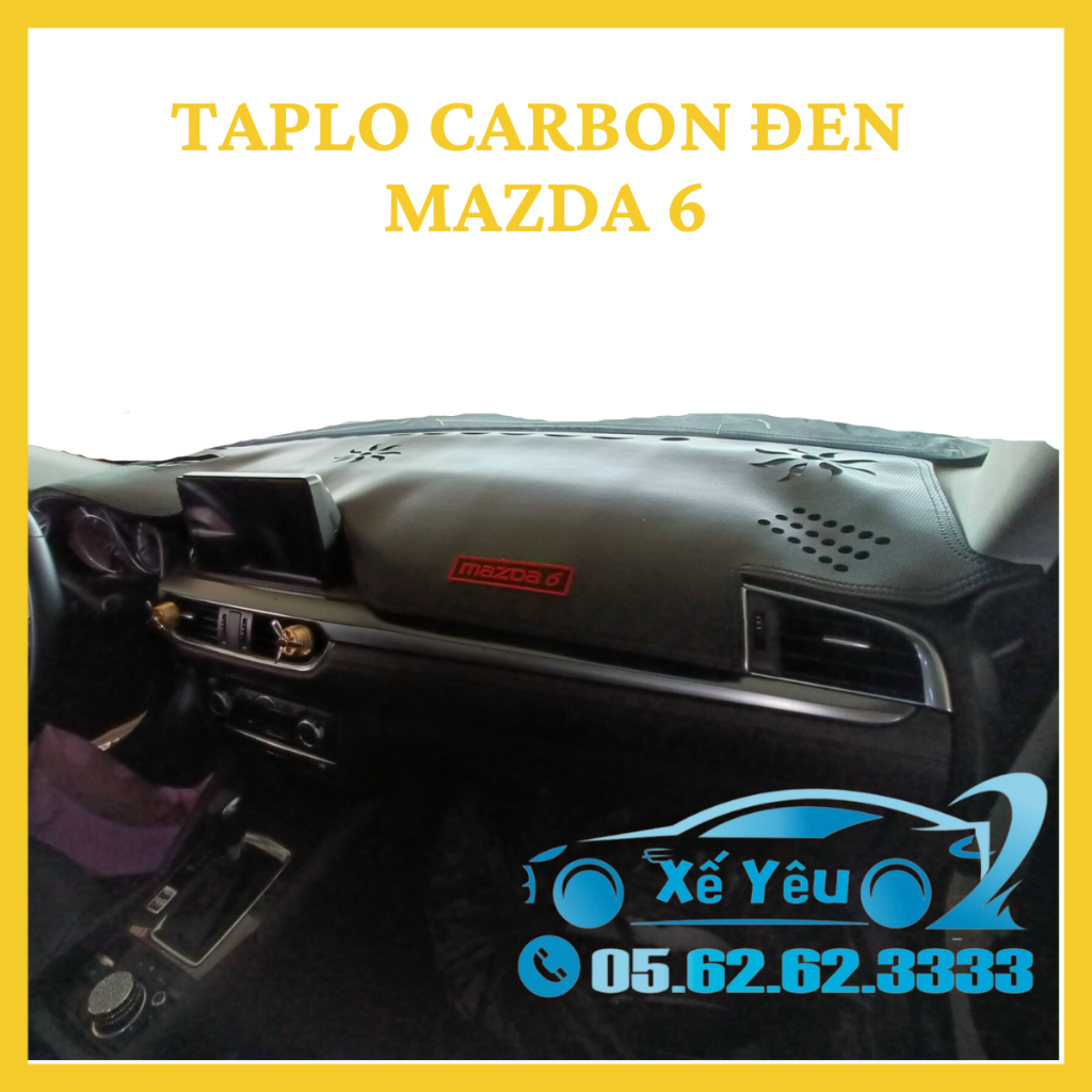 Mazda 3, Mazda 6 - Thảm Taplo Chống Nóng, nhiều mẫu mã đẹp, Form may chuẩn, giá tại xưởng!
