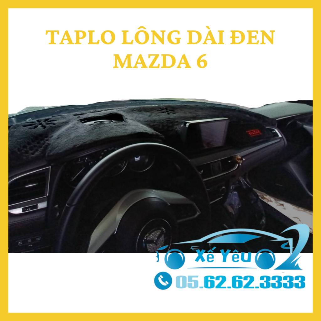 Mazda 3, Mazda 6 - Thảm Taplo Chống Nóng, nhiều mẫu mã đẹp, Form may chuẩn, giá tại xưởng!