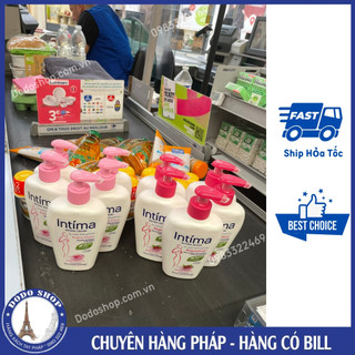 Dung dịch vệ sinh phụ nữ Intima của Pháp chai 200ml, rất lành và dịu nhe, bảo vệ bạn mỗi ngày.