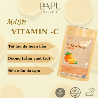 Mặt nạ dẻo Vitamin C_Cam - Mask dẻo Collagen giảm nám, tan nhang, dưỡng da, đẹp da, chống lão hoa da -100% thiên nhiên