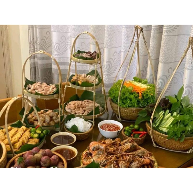 KỆ MẸT 2 TẦNG, 3 TẦNG GIÁ RẺ, ĐỰNG ĐỒ ĂN, DECOR BÀN ĂN,..