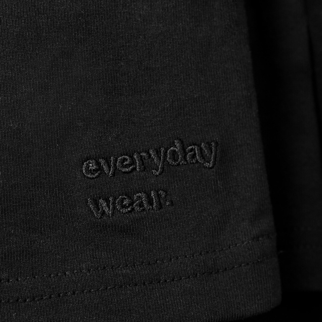 Áo thun Form rộng NOAM Homies Unisex 100% Cotton - Màu đen