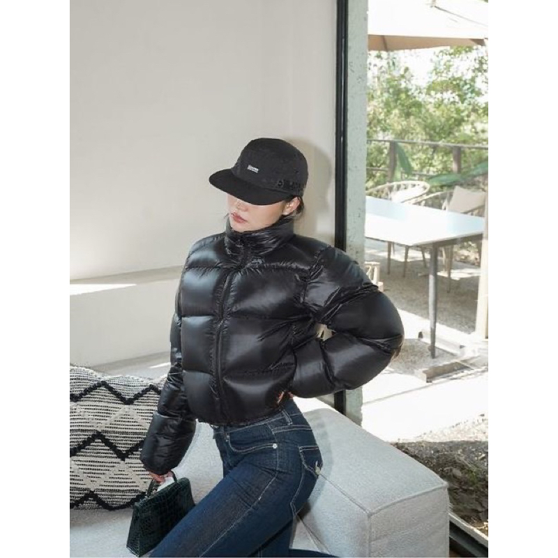 Áo phao béo 2 màu ĐEN/NÂU cho nữ hàng Qccc