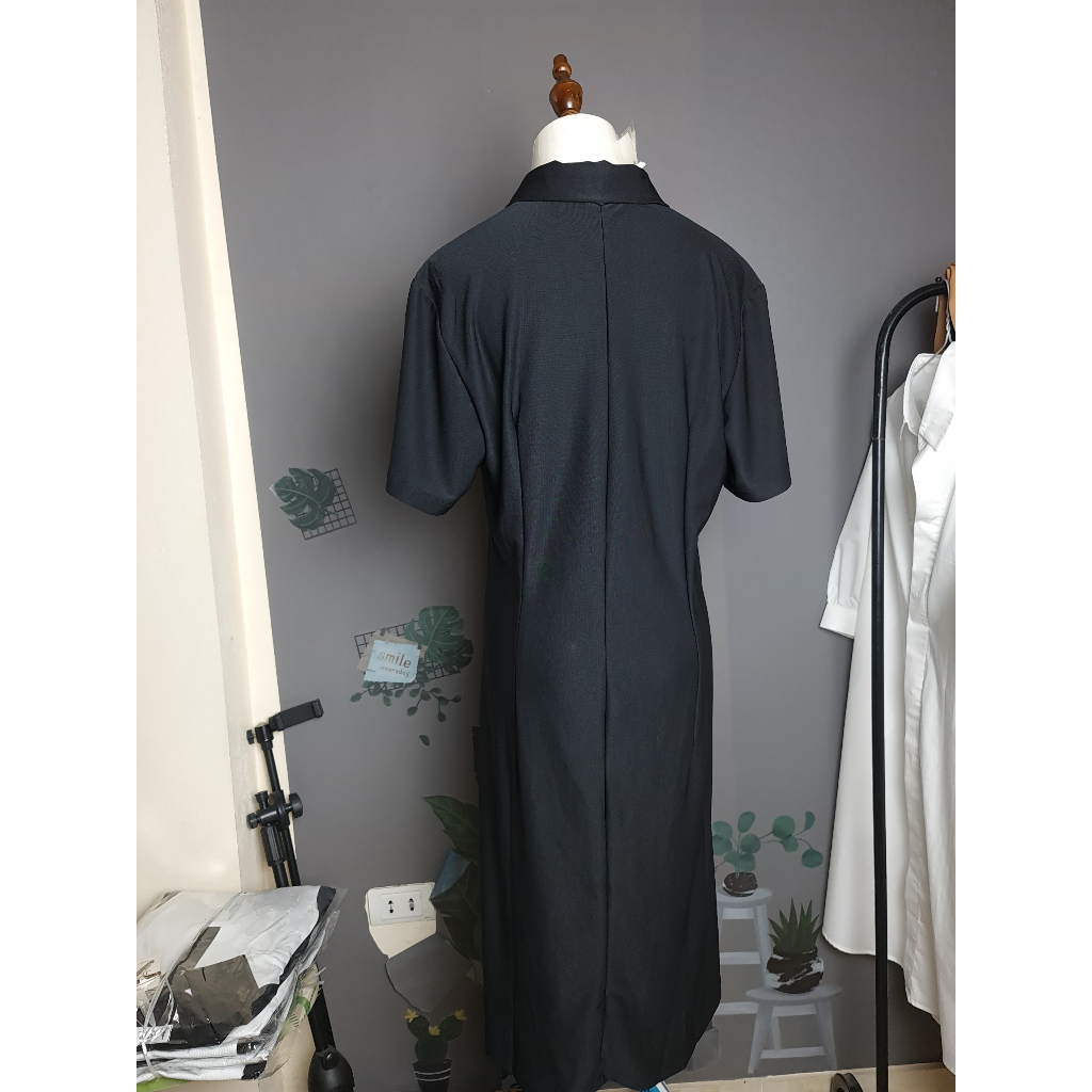 Váy polo dáng dài giá tốt nhất 2023 phong cách lịch sự thoải mái chất 100%cotton co giãn 50-80kg dài váy 106cm, thấm hút