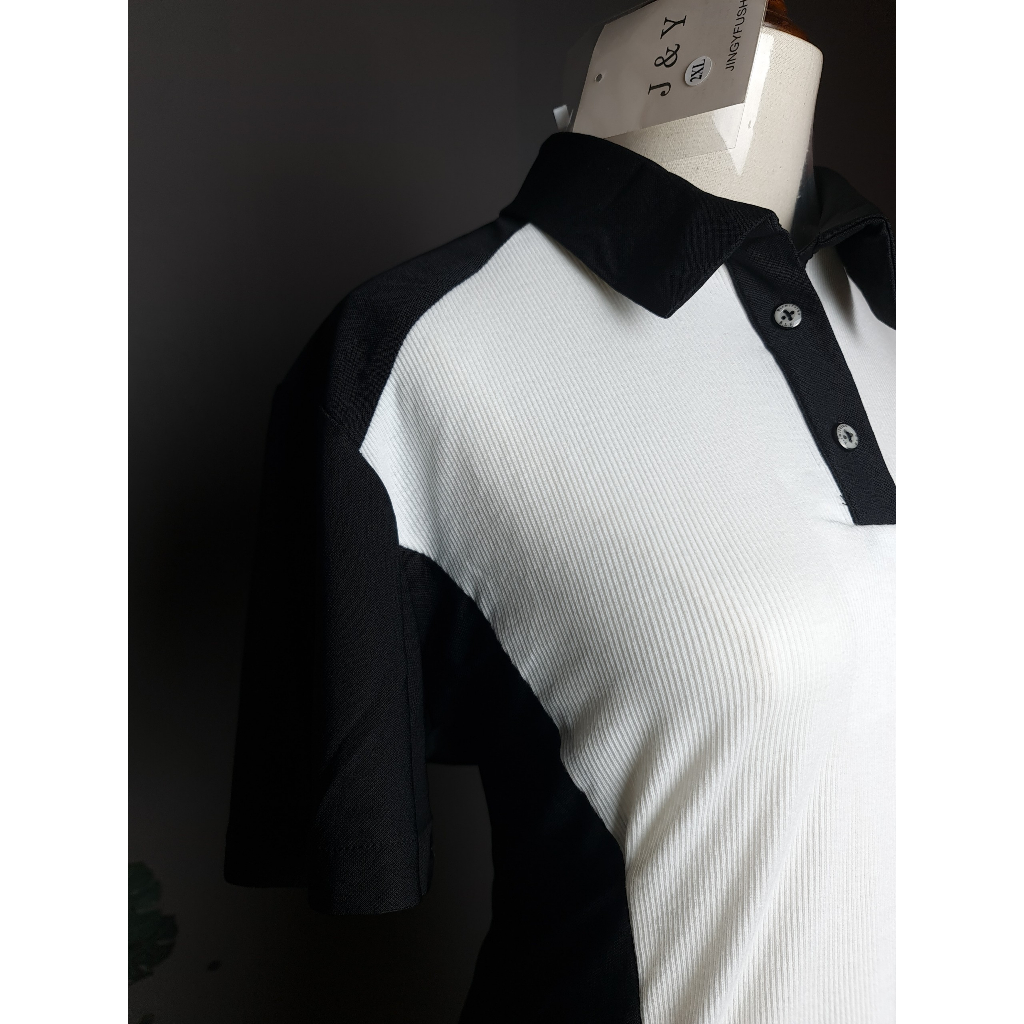 Váy polo dáng dài giá tốt nhất 2023 phong cách lịch sự thoải mái chất 100%cotton co giãn 50-80kg dài váy 106cm, thấm hút