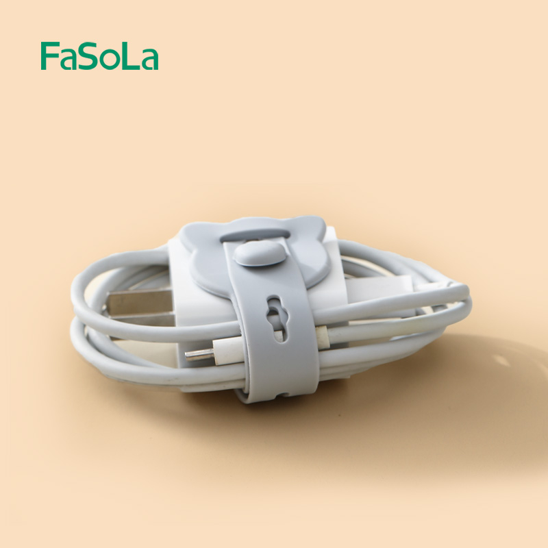 Dây silicone quấn cáp sạc đa năng FASOLA FSLYF-257