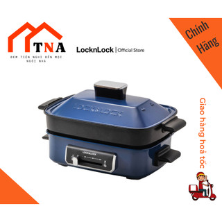 Nồi điện đa năng lock&lock ejg556 - 3 chức năng nướng/ lẩu/ hấp