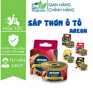 Sáp thơm khử mùi xe ô tô Areon đem lại hương tự nhiên, dịu nhẹ, sáp thơm phòng đuổi muỗi Thuận Phát