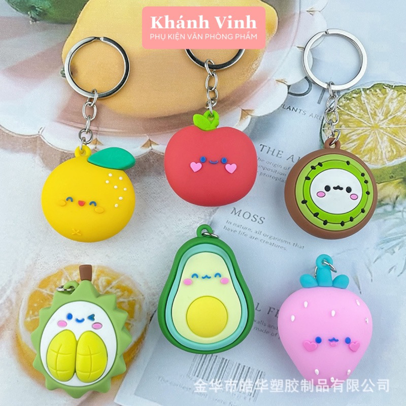 Móc Khoá Trái Sầu Riêng, Hoa Quả Siêu Dễ Thương