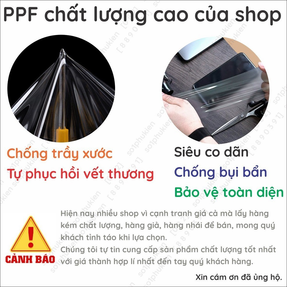 Dán PPF đồng hồ Amazfit GTS/ GTS 2/ GTS 2 mini /GTS 2e/ GTS 3/ GTS 4/ GTS 4 mini chống trầy xước màn hình