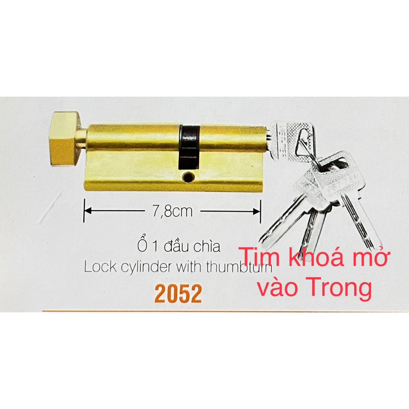 [chính hãng] mới Khoá cửa tay gạt Việt Tiệp 012402 dùng cho cử Xingfa thay thế khoá Kimlong - Bảo hành 2 năm