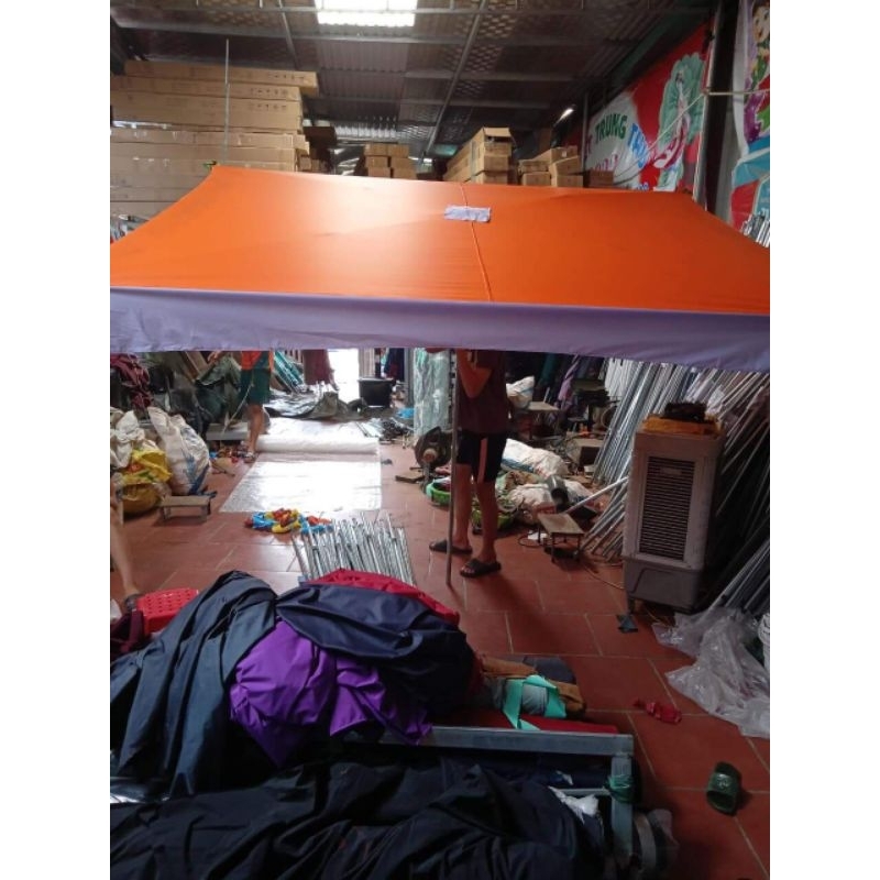 Ô Dù mái Chéo, Mái Nghiêng,Vải Bạt Cao Cấp LH:0989251710