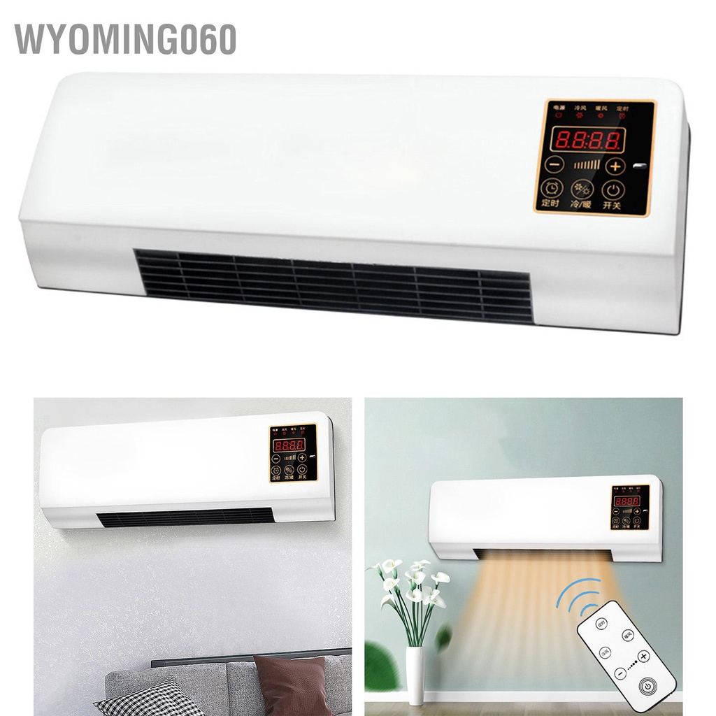 Máy Sưởi Điều Hòa Mini 2 Chiều Máy Lạnh Quạt Đèn Sưởi Mini Treo Tường Di Động Treo Phòng Ngủ Phòng Tắm