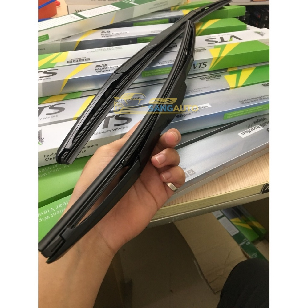 Gạt mưa ô tô HONDA Brio City Jazz BR-V CR-V chính hãng VTS, Lưỡi Gạt Silicone khung thép chắc chắn bền bỉ. BH 12 tháng.