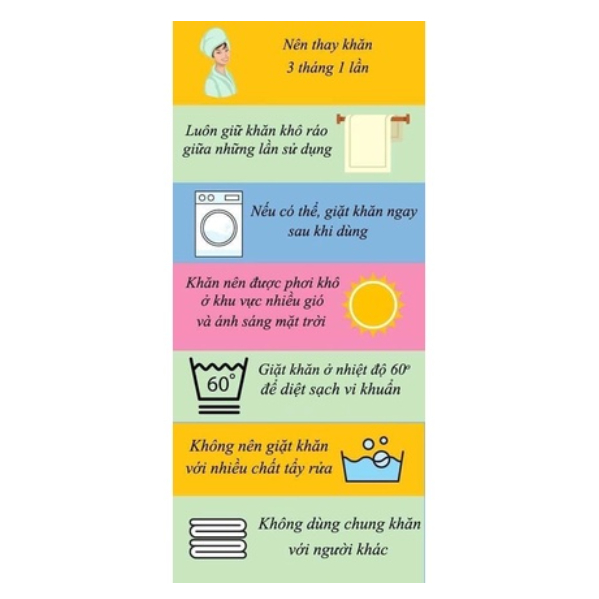 Khắn Tăm, Khăn Sợi Tre 40x80, Mềm Mịn Thấm Hút Nước