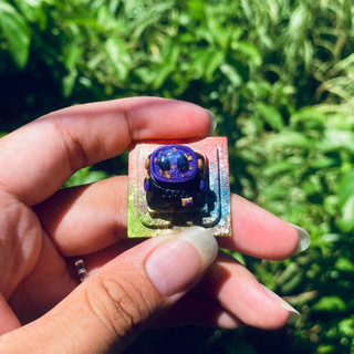 Nút Bàn Phím Cơ Keycap Artisan AstroboyTím Clone trang trí bàn phím cơ Lionvn