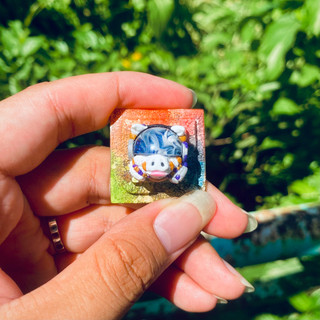 Nút Bàn Phím Cơ Keycap Artisan Pocus Tím Clone trang trí bàn phím cơ Lionvn