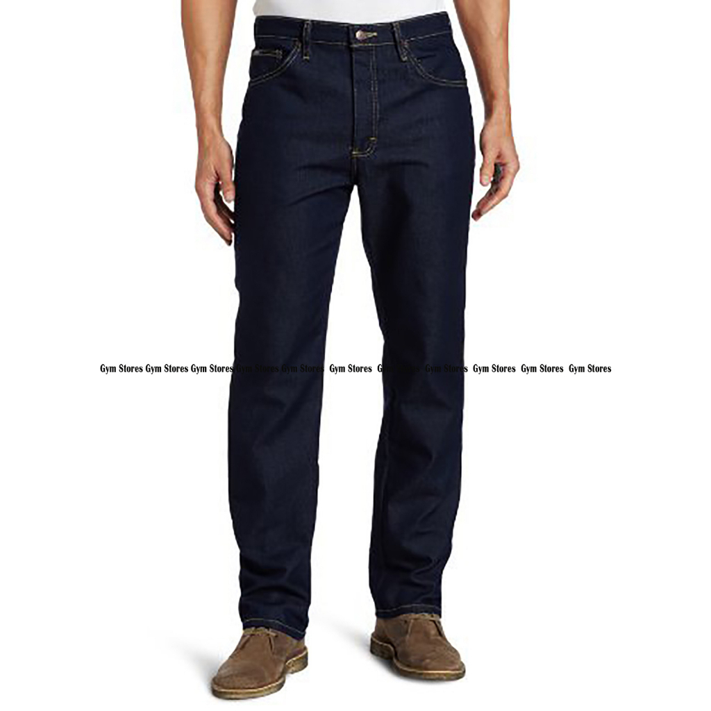 Quần jean nam ống suông form rộng chát jean dày mềm co giãn nhẹ không xù lông QJEAN22