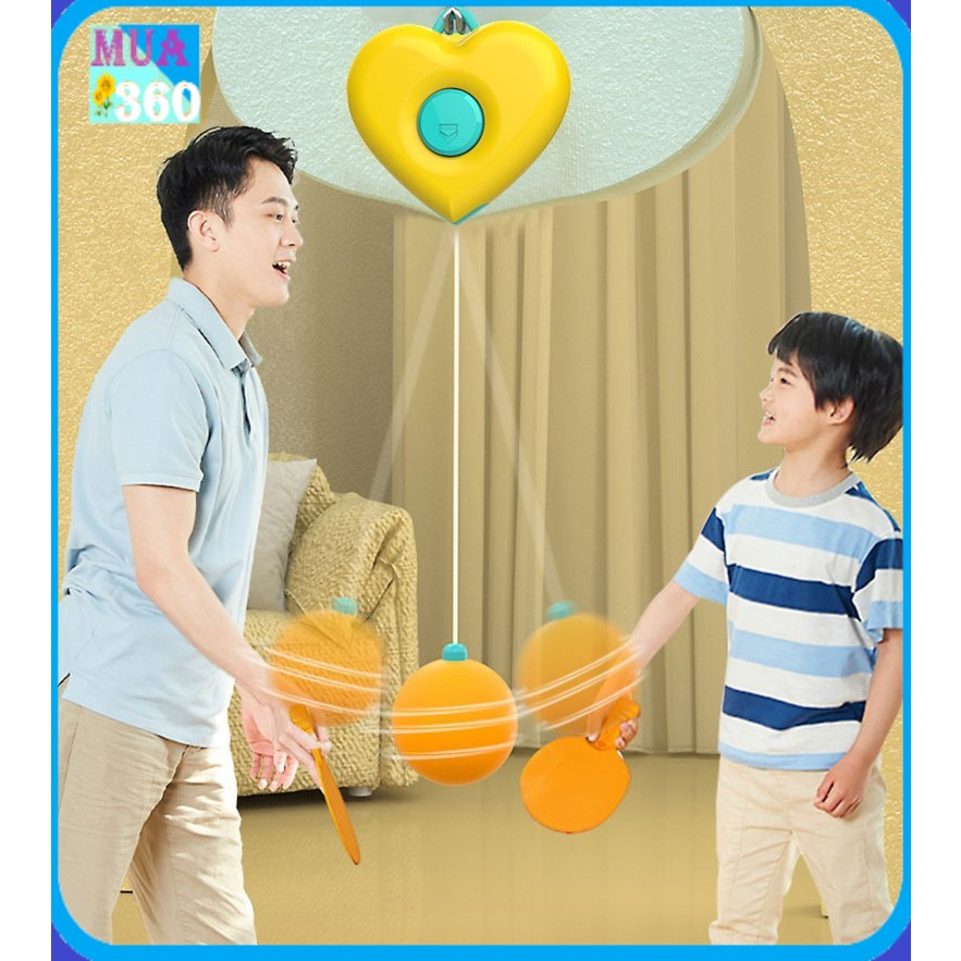 Trò chơi bóng bàn treo dây cho bé - tăng khả năng phản xạ, vận động tích cực cho bé - Đồ Chơi Bóng Bàn Trong Nhà