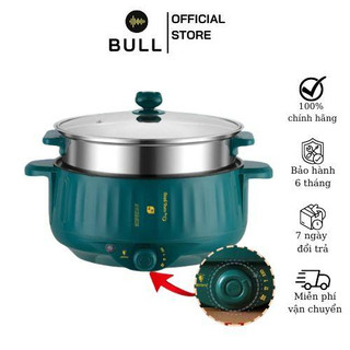 Nồi lẩu đa năng 2 tầng kèm vỉ hấp, bếp thông minh