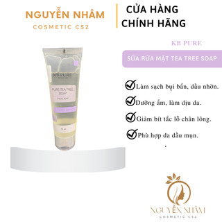 Kb pure tea tree soap/ gel rửa mặt tinh chất tràm trà