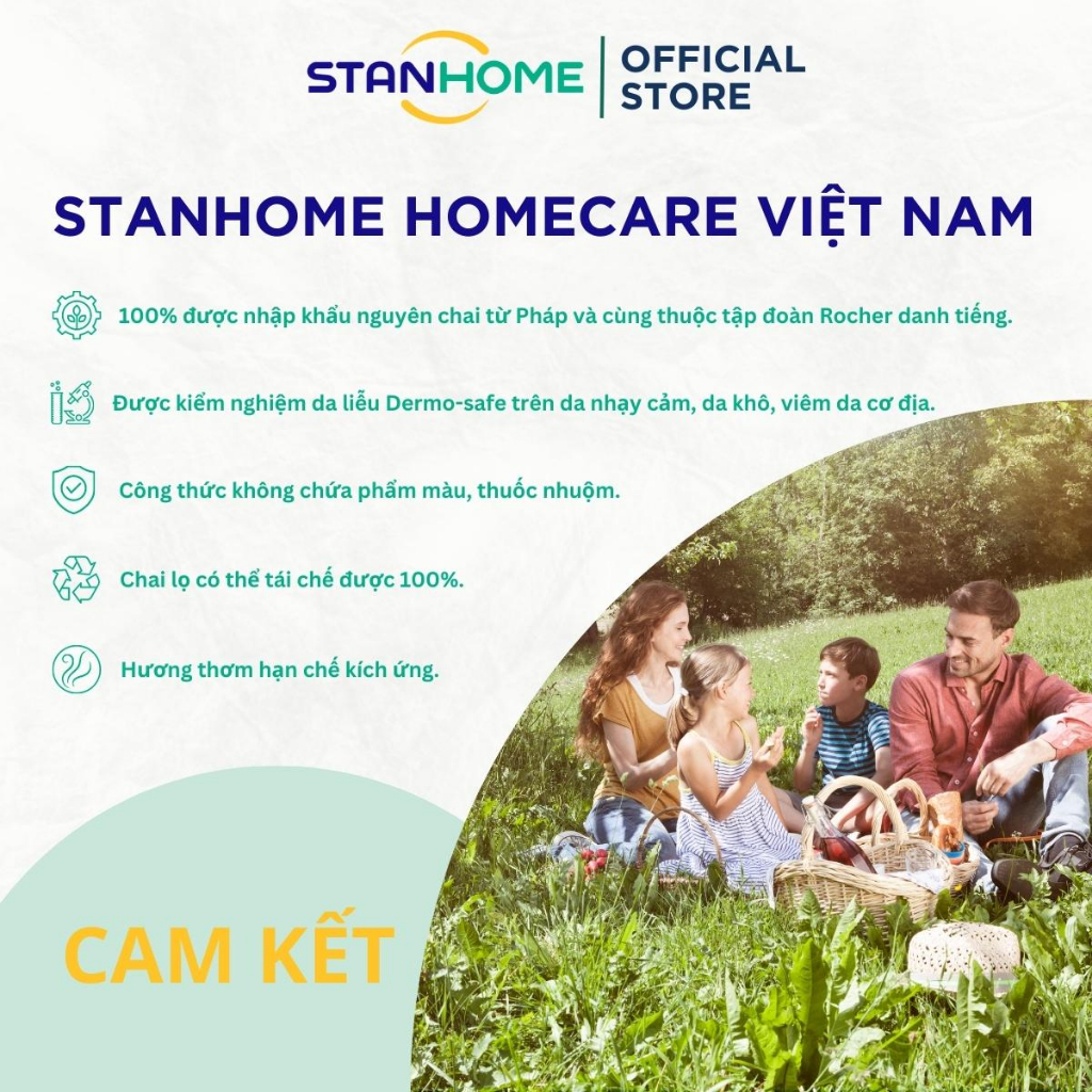 Xịt làm sạch bếp hữu cơ cho da nhạy cảm hương quýt, vải Stanhome Multi Surface Care Mandarine & Litchi 500ml- combo