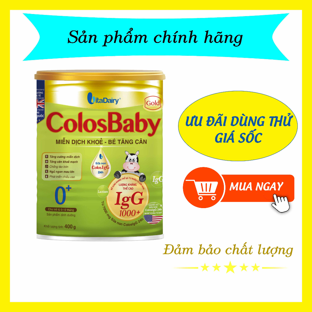 Sữa ColosbabyGold lon 400g